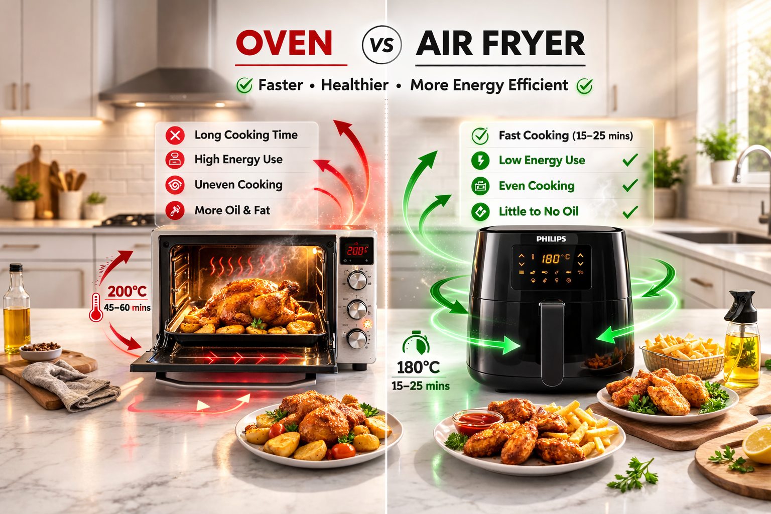 Air Fryer vs Oven Electricity Cost