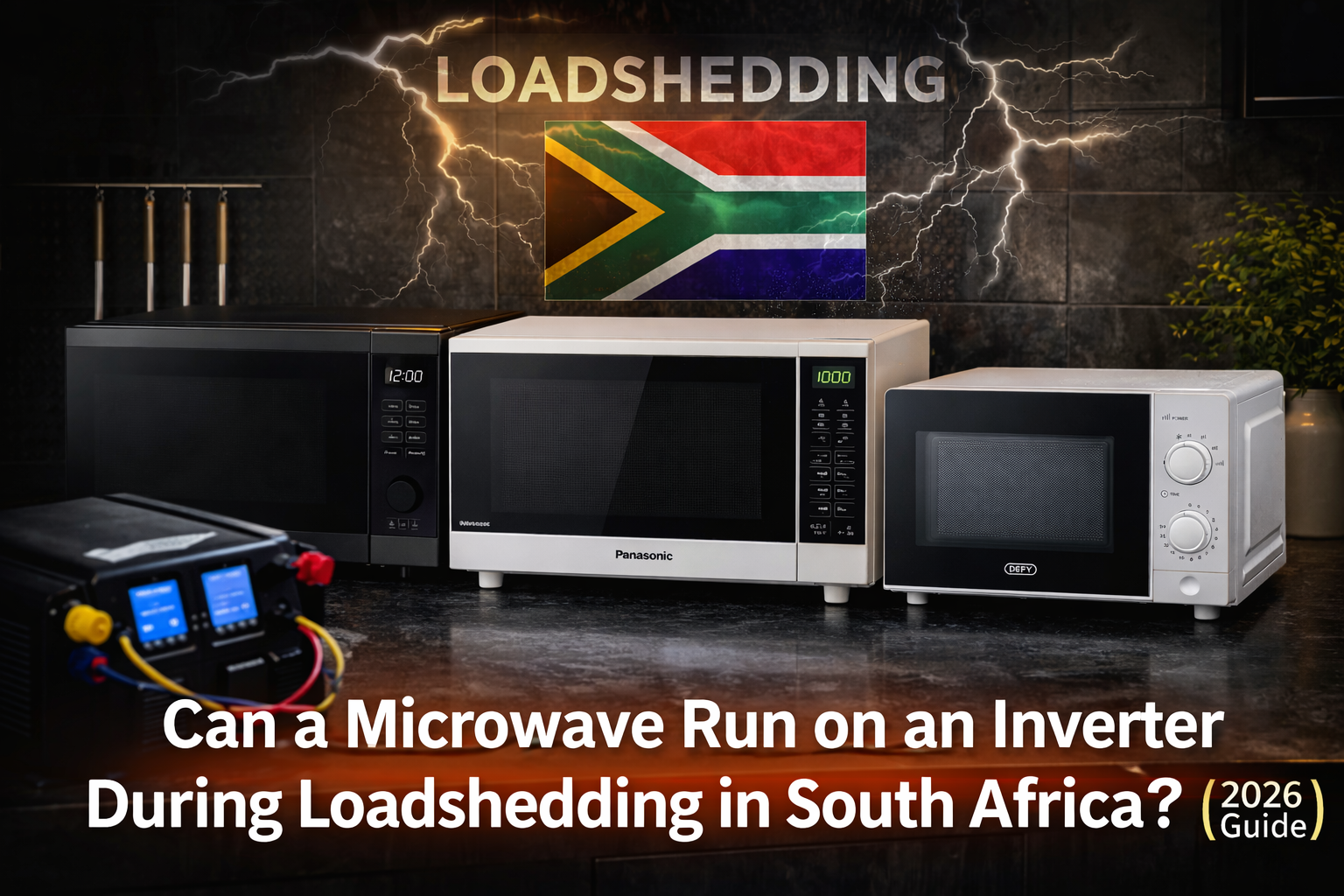 Can a Microwave Run on an Inverter During Loadshedding in South Africa? (2026 Guide)