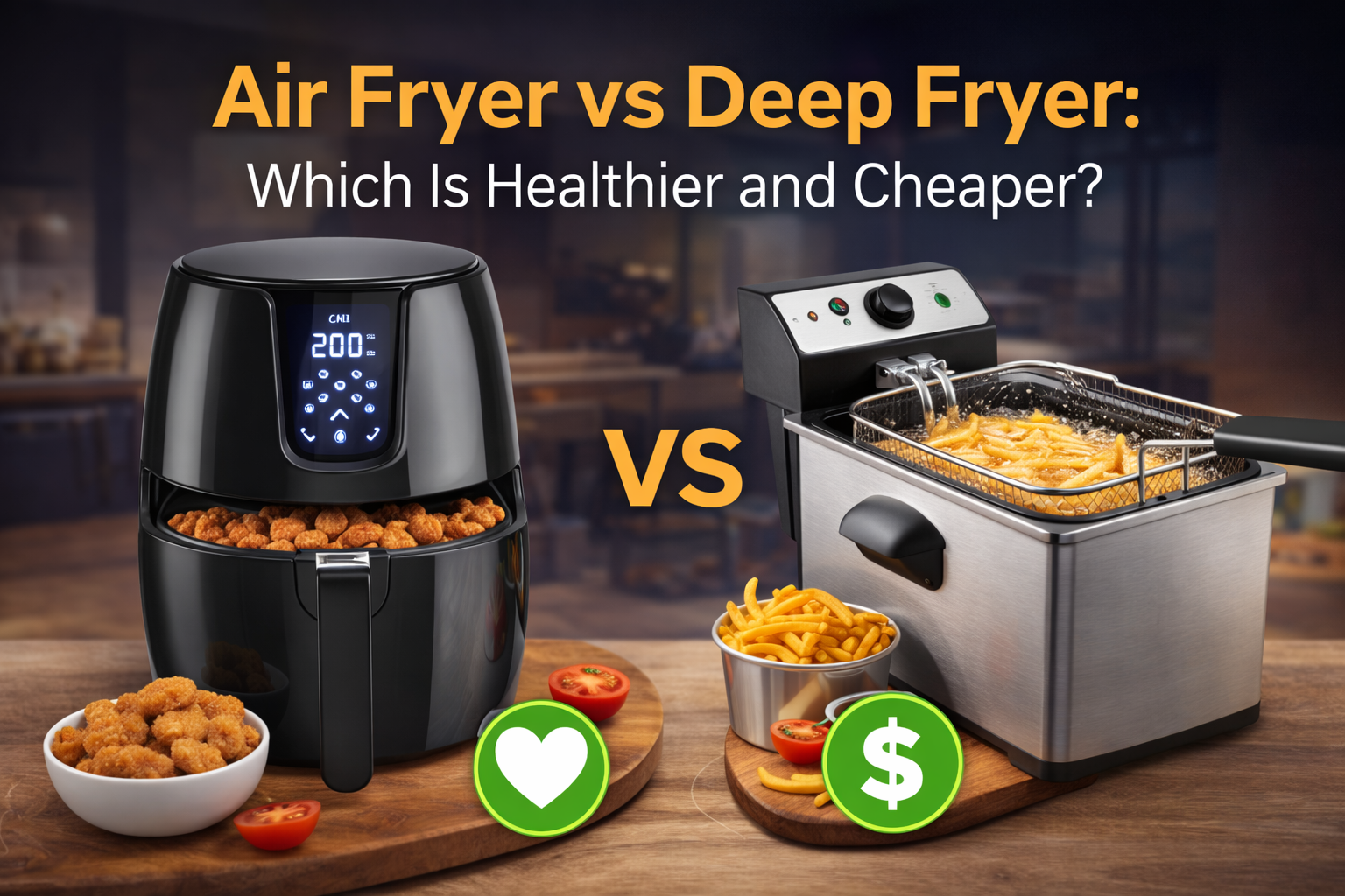 Air Fryer vs Deep Fryer: Which Is Healthier and Cheaper?