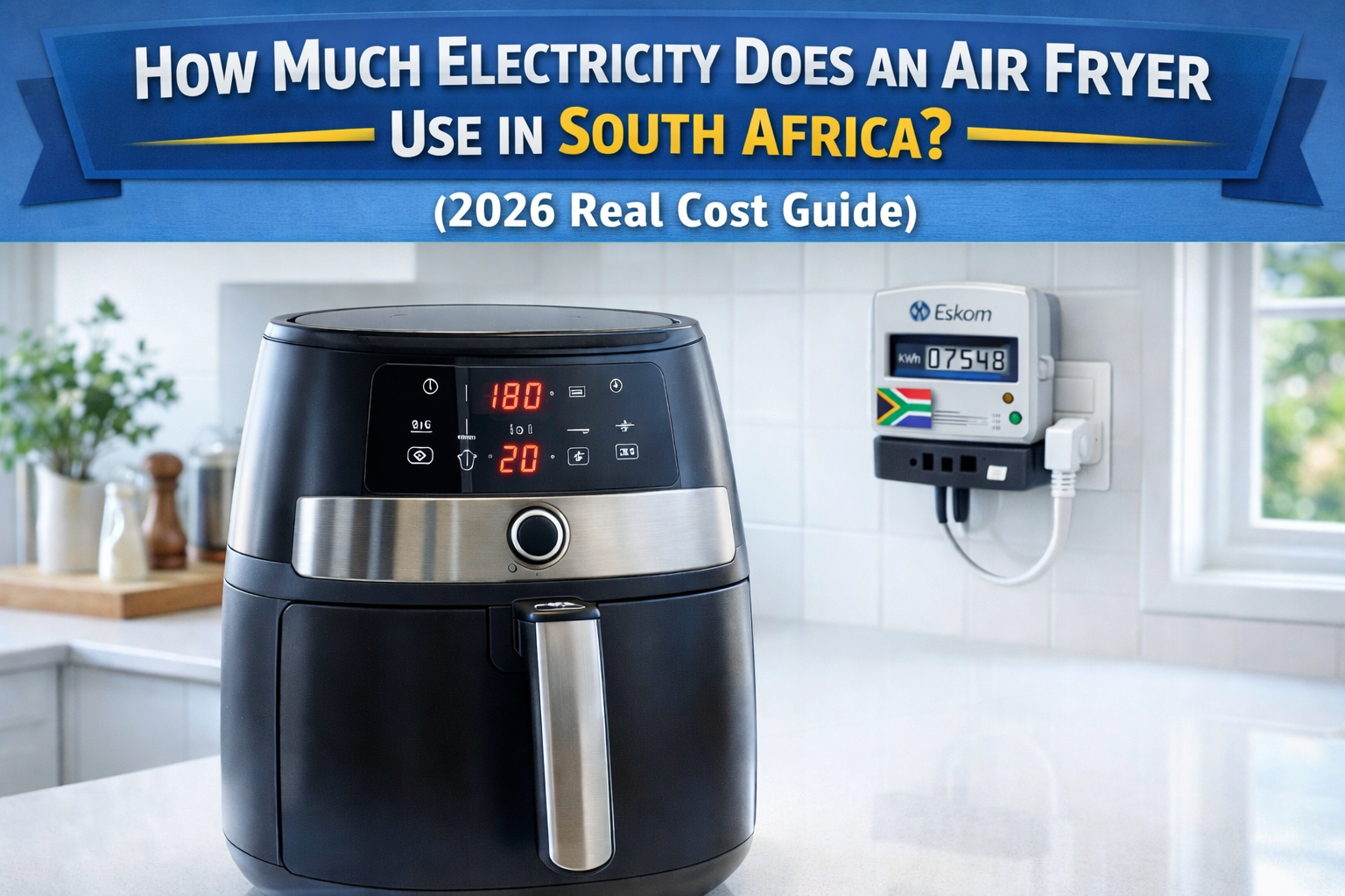 How Much Electricity Does an Air Fryer Use in South Africa? (2026 Real Cost Guide)