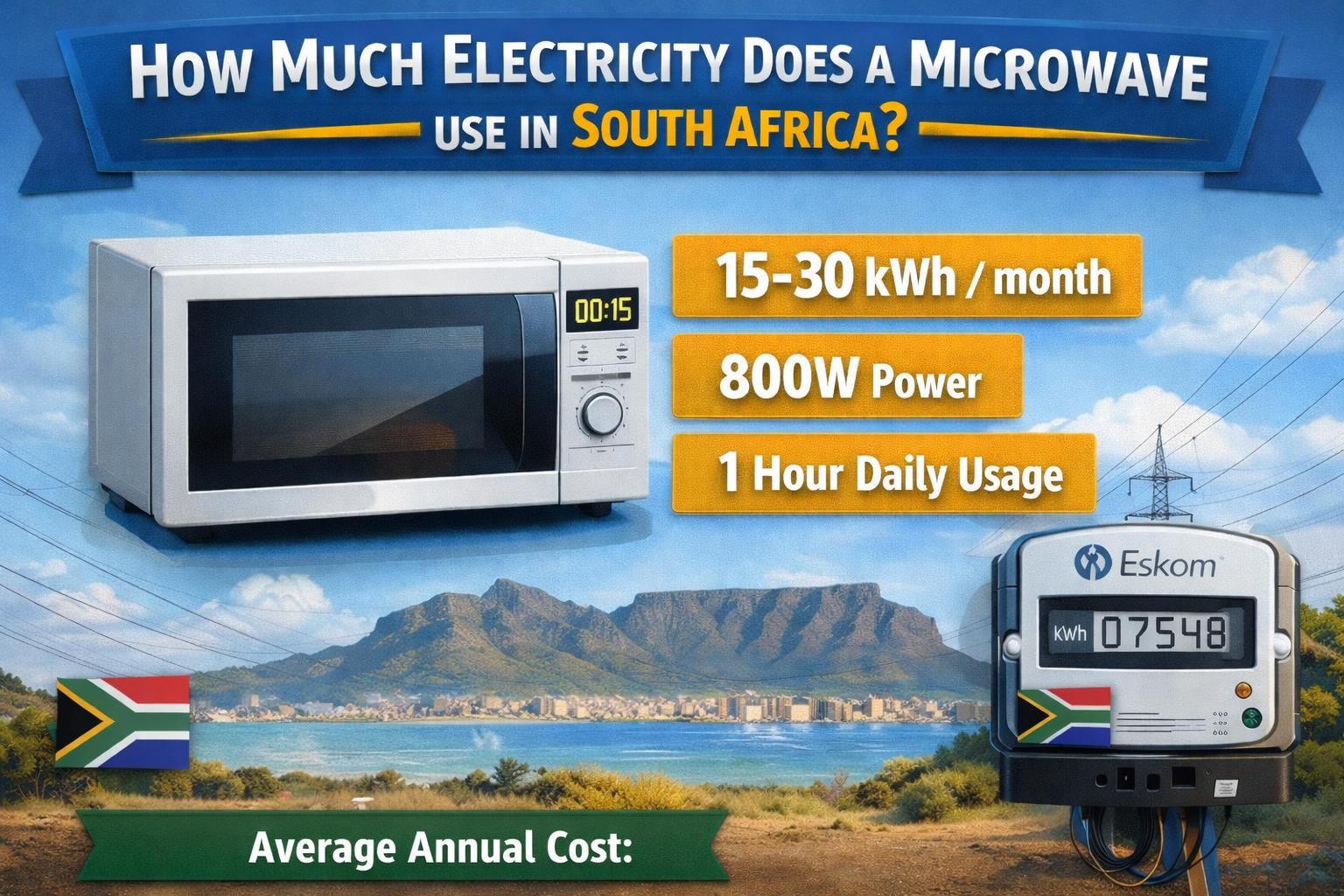 How Much Electricity Does a Microwave Use in South Africa?